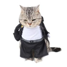 Charger l&#39;image dans la galerie, Cat Costumes Black School Boy Cosplay Suit for Pets Funny Cat Clothes Clothing vetement chat S-XL