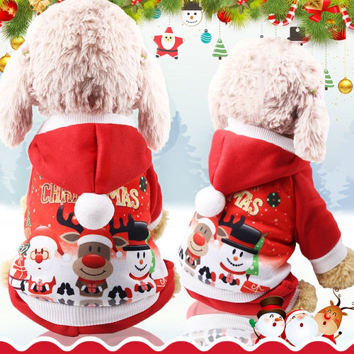 Fast Shipping Dog Clothes Christmas Dog Winter Clothes Pet Coat Abrigo Perro Manteau Chien Hondenkleding Pet Supplies