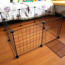 Charger l&#39;image dans la galerie, Foldable Pet Playpen Iron Fence Puppy Kennel House Exercise Training Puppy Kitten Space Dogs Supplies rabbits guinea pig Cage