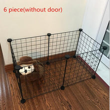 Charger l&#39;image dans la galerie, Foldable Pet Playpen Iron Fence Puppy Kennel House Exercise Training Puppy Kitten Space Dogs Supplies rabbits guinea pig Cage