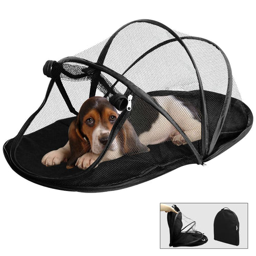 Pet Fun House Cat Dog Playpen Feline Funhouse Portable Exercise Tent with Carry Bag