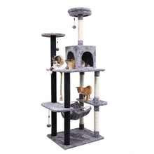 Charger l&#39;image dans la galerie, Domestic Delivery Cat&#39;s Tree Tower Pets Play Tree Scratching Tree arbre a chat  Climbing Jumping Toy Frame Pets rascador gato