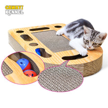 Charger l&#39;image dans la galerie, CAWAYI KENNEL Pet Cat Paper Scraper Board Kitten Scratching Post For Cats Scratcher rascador gato drapak dla kota grattoir chat