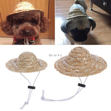 Charger l&#39;image dans la galerie, Hawaiian Style Pet Sombrero Hat Dog Cat Hat Small/Large Diameter 14/ 16cm