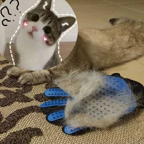 Dropshipping Grooming glove for cats pet hair glove gant chat poil Deshedding /Grooming glove/Brush Comb Pet Massage for cat dog