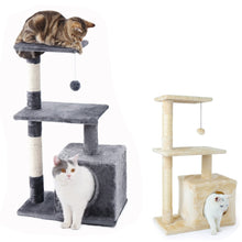 Charger l&#39;image dans la galerie, Cat furniture gatos Multi-functional Durable Soft Kennel Nest For Kitten Cat favor Funny  Post Jumping Frame arbre a chat