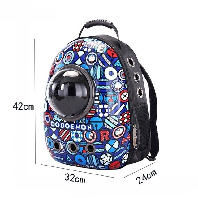 Carrier For Cat Capsule Backpack Katten Rugtas Katten Pet Backpack Sac Chat Space Capsule Astronaut Cat Backpacks Shoulder Bag