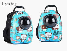 Charger l&#39;image dans la galerie, Carrier For Cat Capsule Backpack Katten Rugtas Katten Pet Backpack Sac Chat Space Capsule Astronaut Cat Backpacks Shoulder Bag